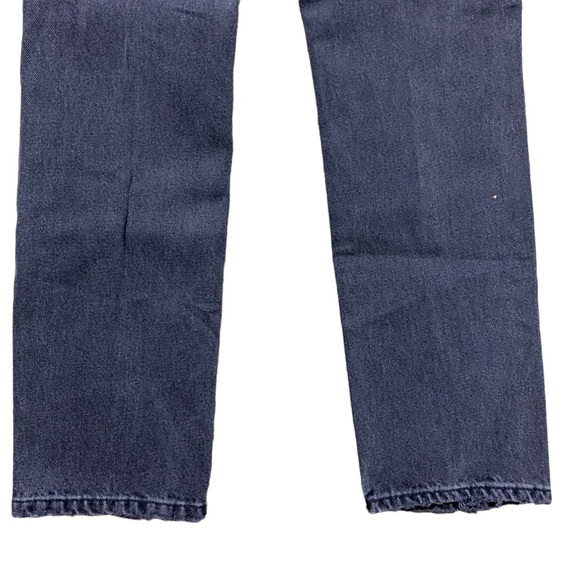 RE/DONE NWT Worn Black With Rip 70’s Straight Size 25 - Picture 14 of 16